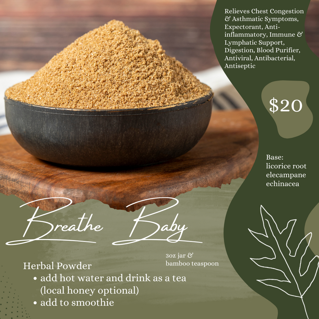 Breathe Baby Herbal Powder