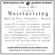 Load image into Gallery viewer, Organic Moisturizing Hair &amp; Face Cleanser | Beard Oil | 4/8oz
