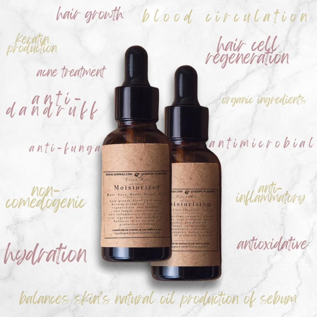 5 in 1 serum Oil Moisturizer Package | 4oz